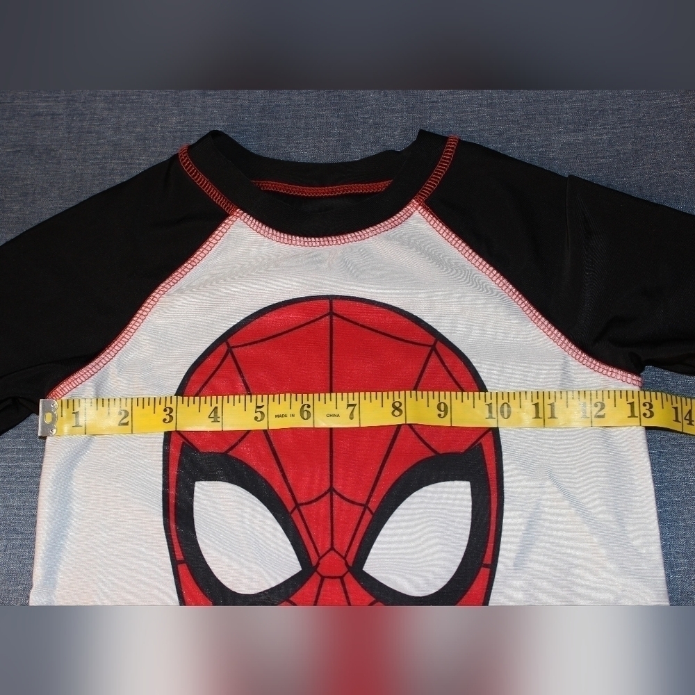 MARVEL'S Spiderman Boys Swim Shirt - Picture 3 of 4